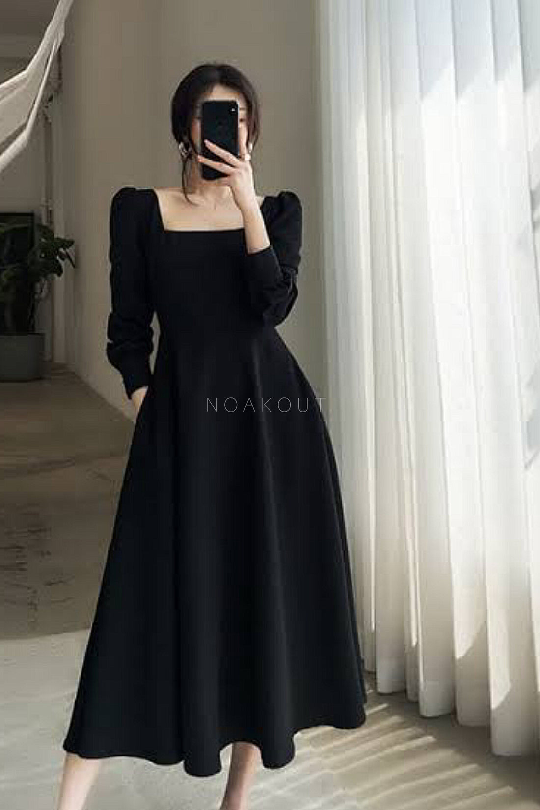 | KOREAN BLACK DRESS |