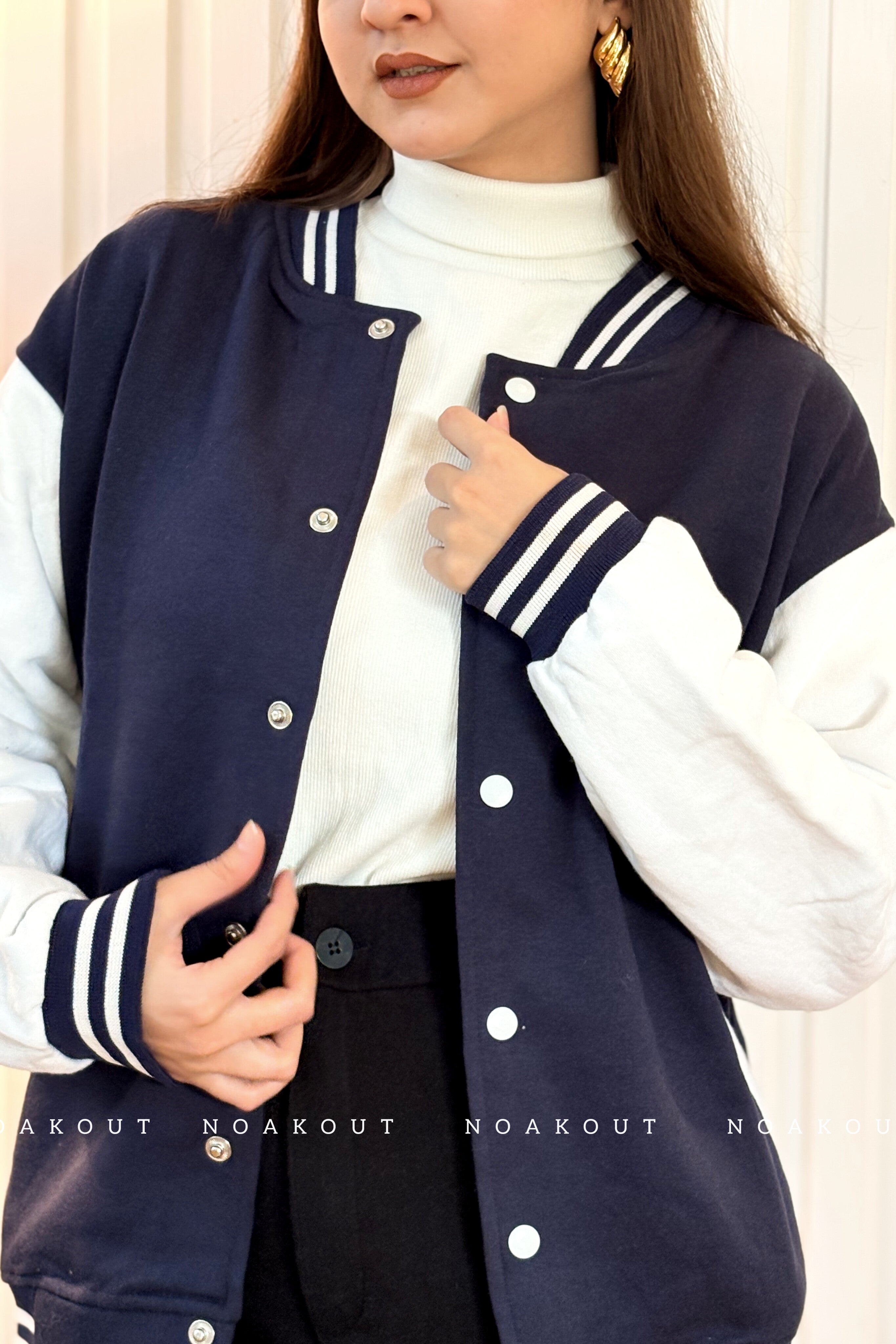 | VERSITY FLEECE JACKET |