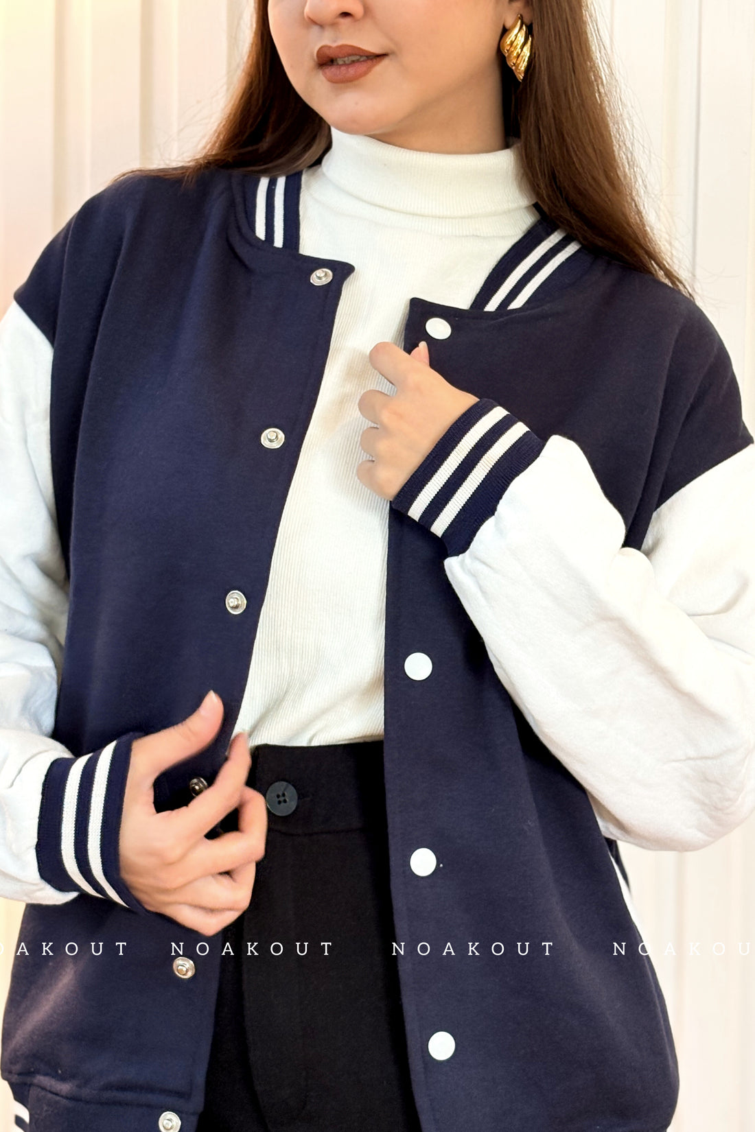 | VERSITY FLEECE JACKET |