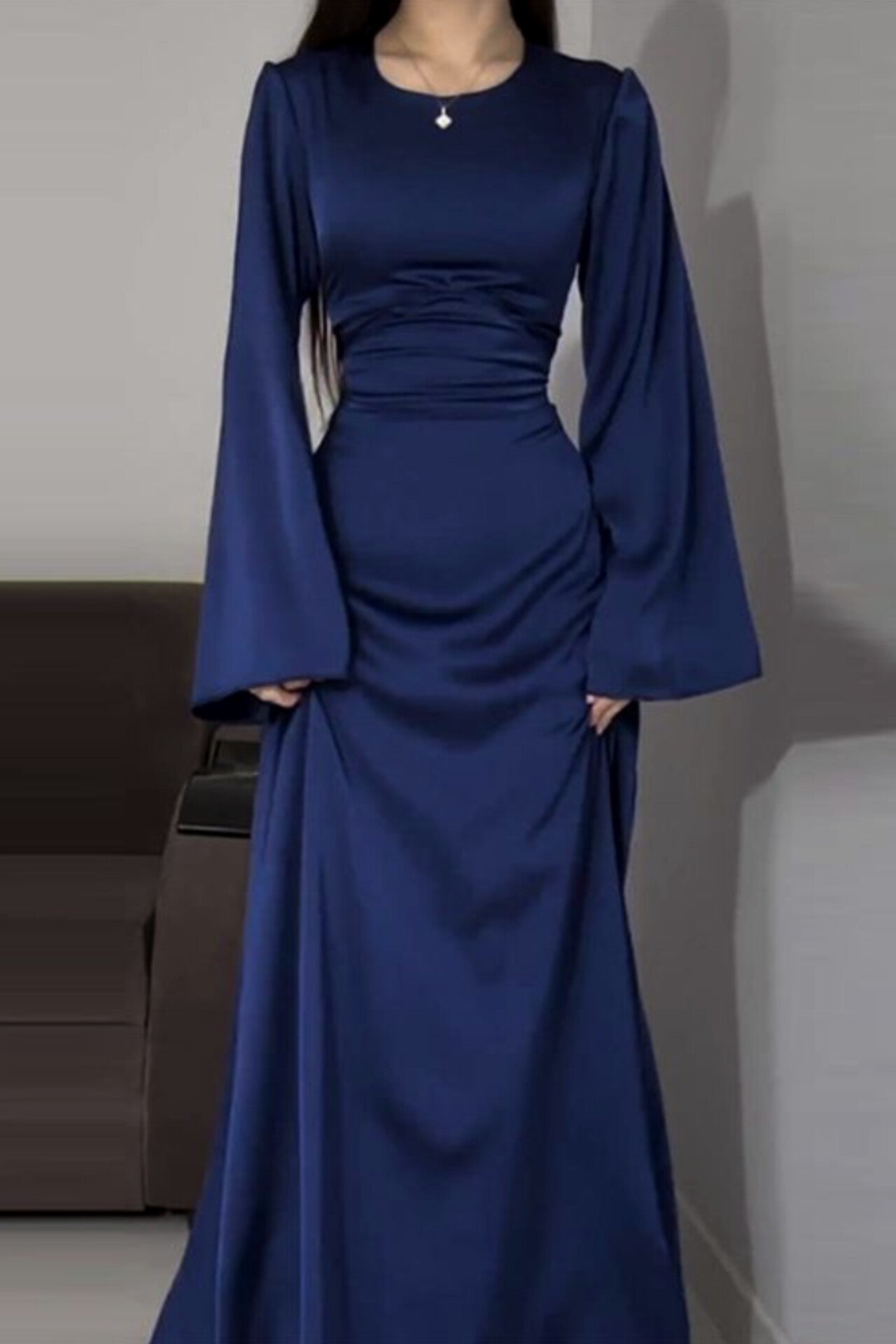 { ELEGANT SILK GOWN }