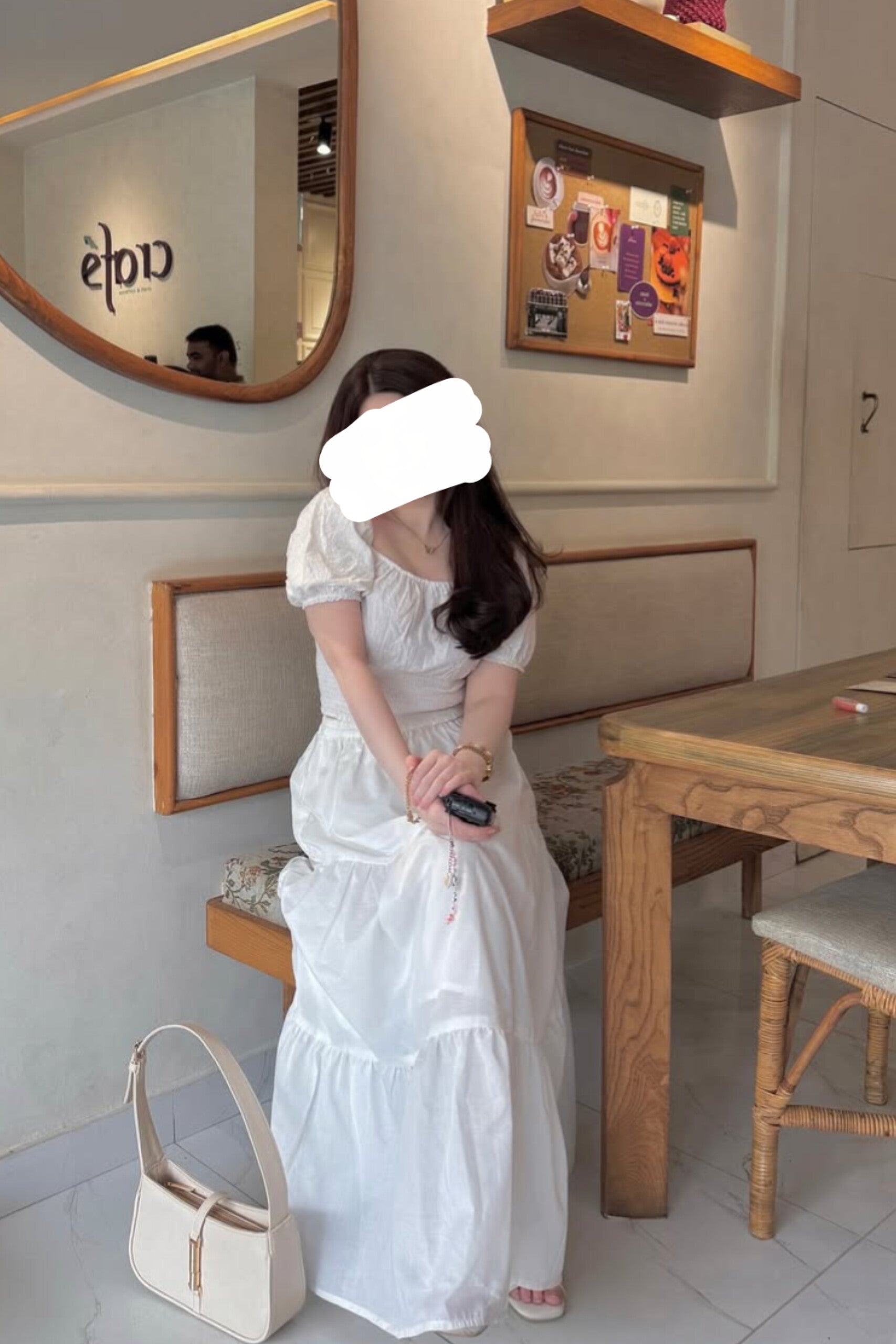 { PURE COTTON FRILL SKIRT }