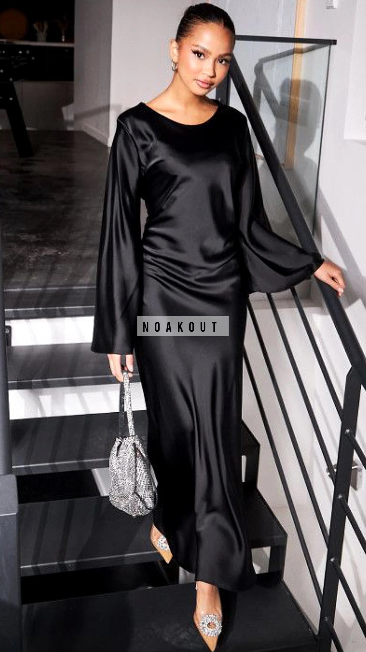 { ELEGANT SILK GOWN }