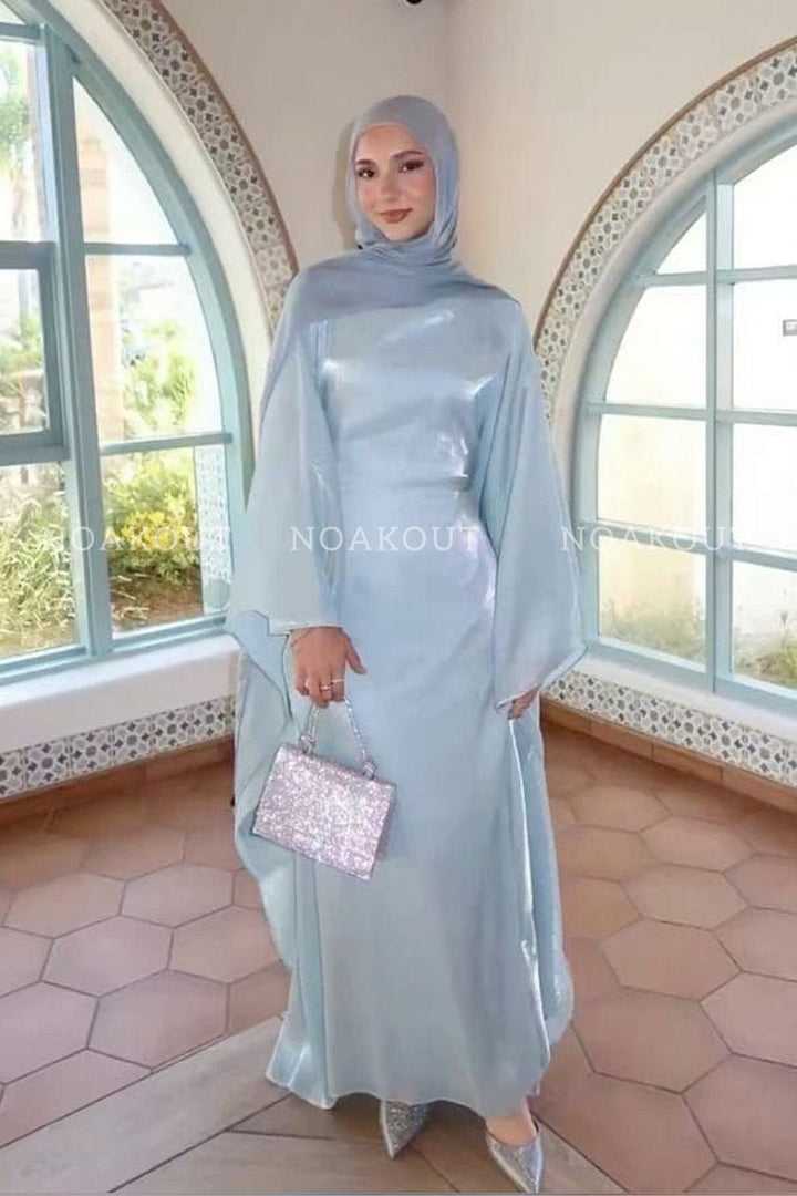 { DIANA BUTTERFLY GOWN } { Two peice Set " Upper gown & Inner  ".