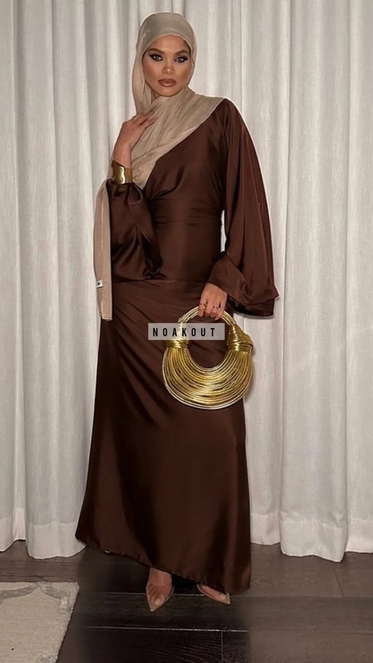 { ELEGANT SILK GOWN }