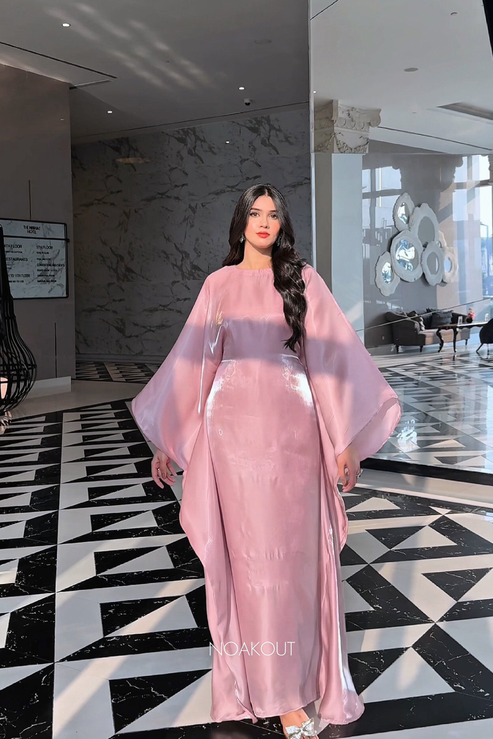 { DIANA BUTTERFLY GOWN } { Two peice Set " Upper gown & Inner  ".