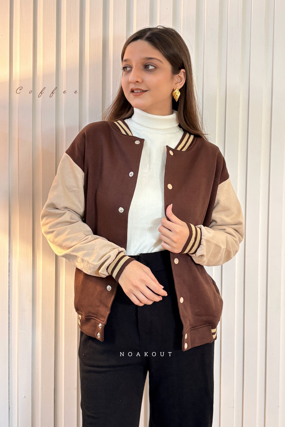 | VERSITY FLEECE JACKET |