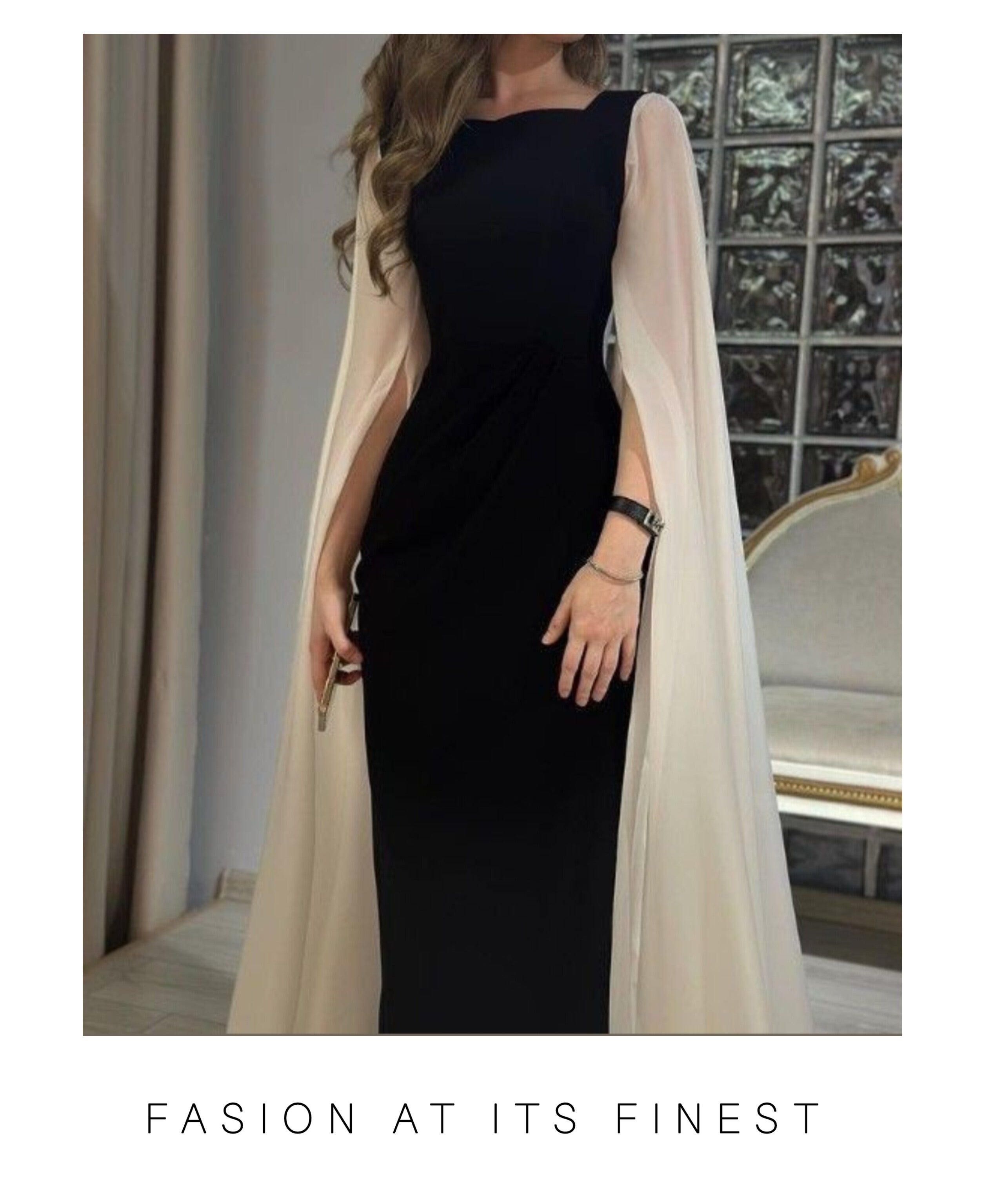 |STATEMENT SLEEVES DRESS|