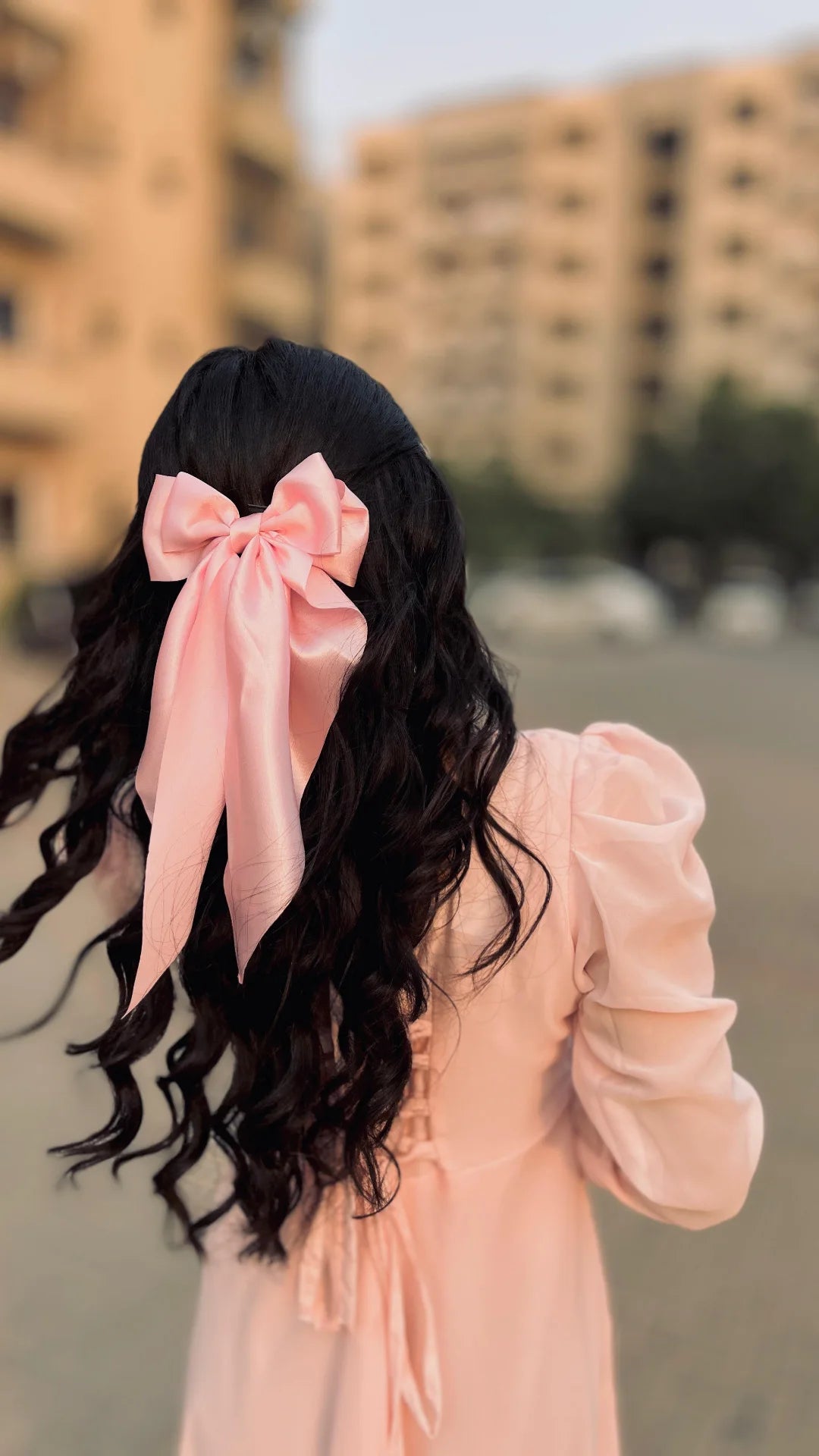 | • COCKTAIL DRESS STRAIGHT PUFFY SLEEVES •|