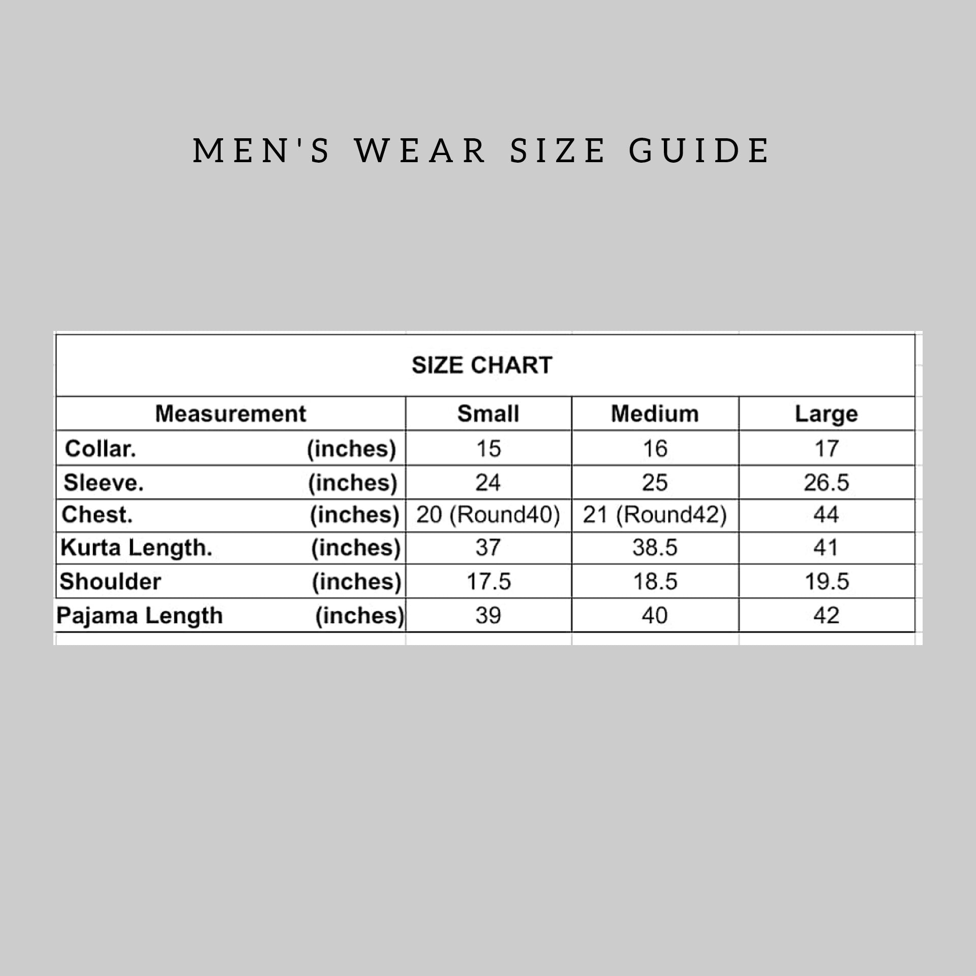 | MEN'S KURTA PAJAMA |