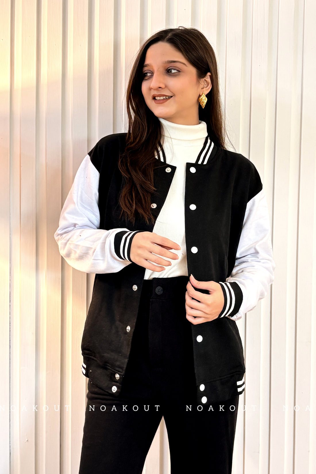 | VERSITY FLEECE JACKET |