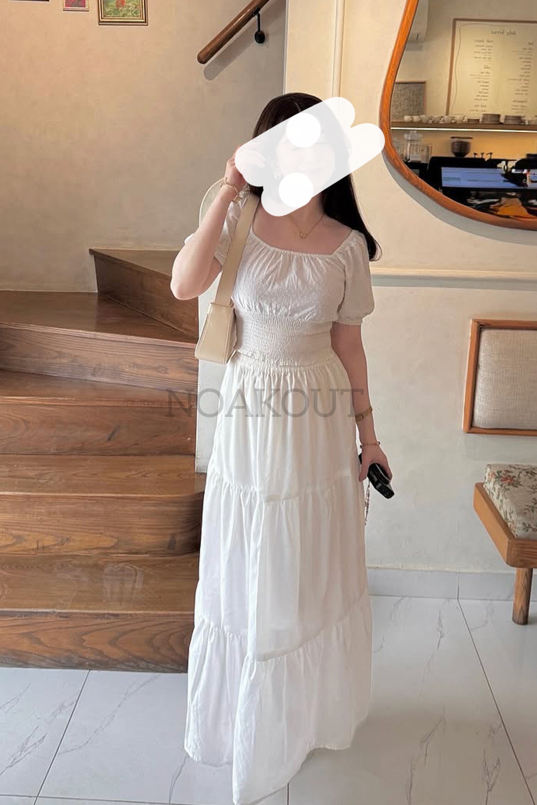 { PURE COTTON FRILL SKIRT }