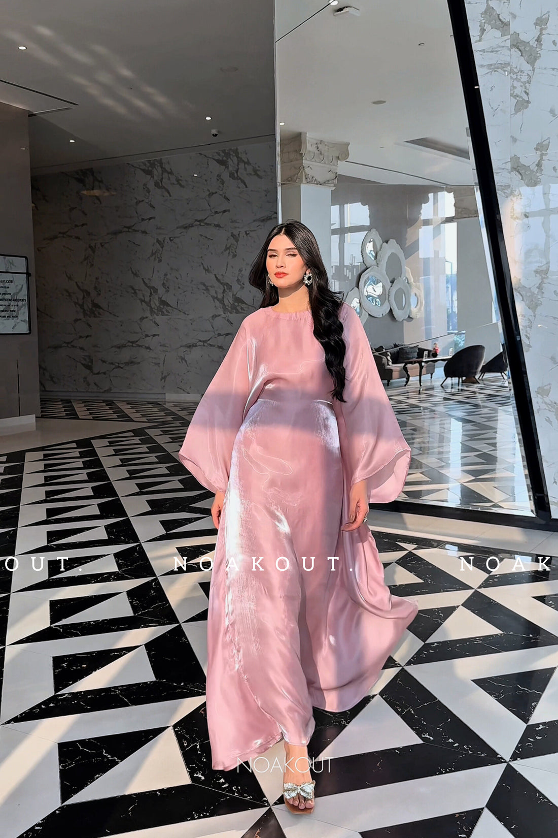 { DIANA BUTTERFLY GOWN } { Two peice Set " Upper gown & Inner  ".