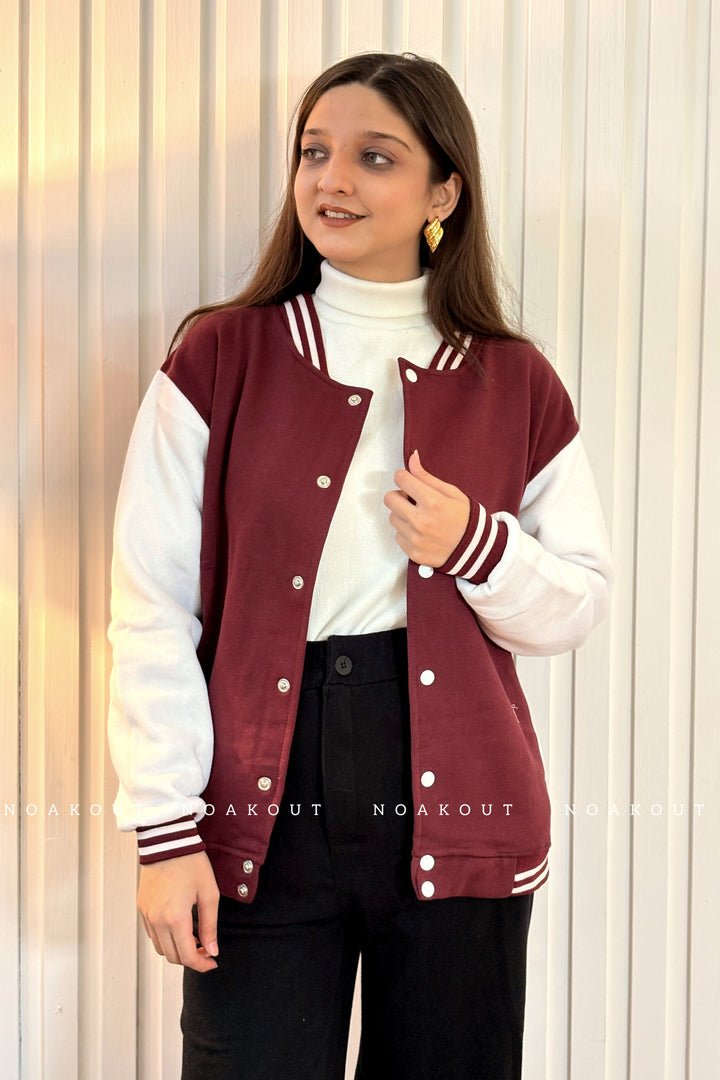 | VERSITY FLEECE JACKET |